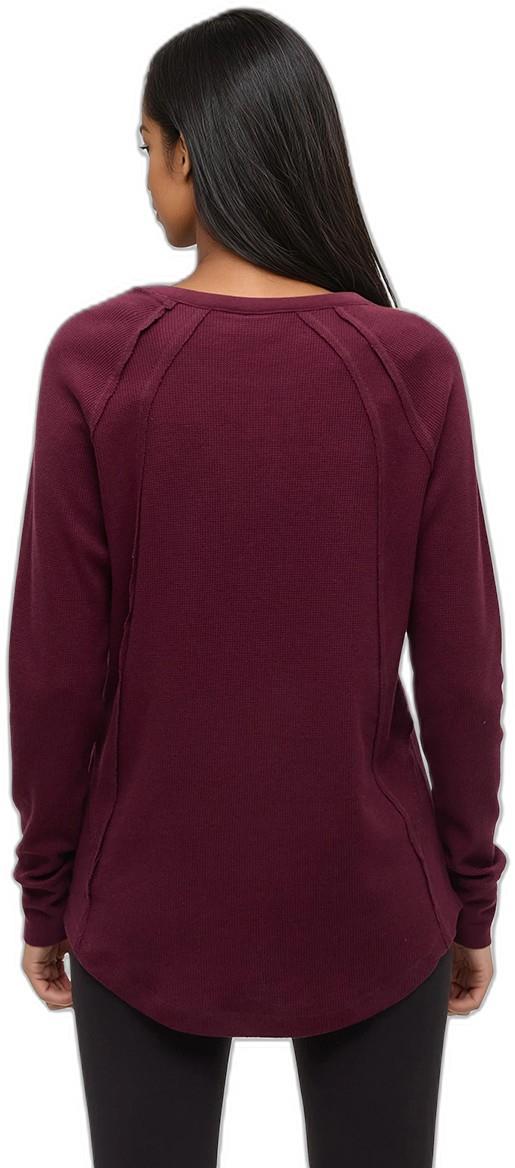 Storey LS - Womens - deep burgundy 1