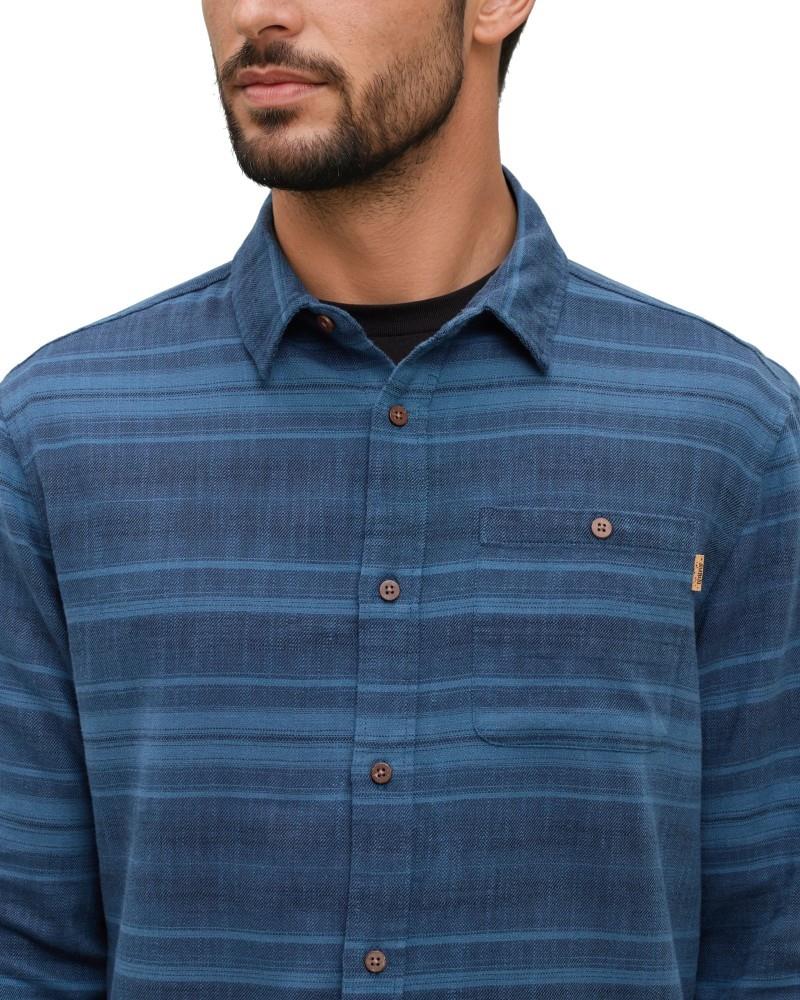 Stretch Forest Shirt - Mens - blue horizon / canyon stripe 1