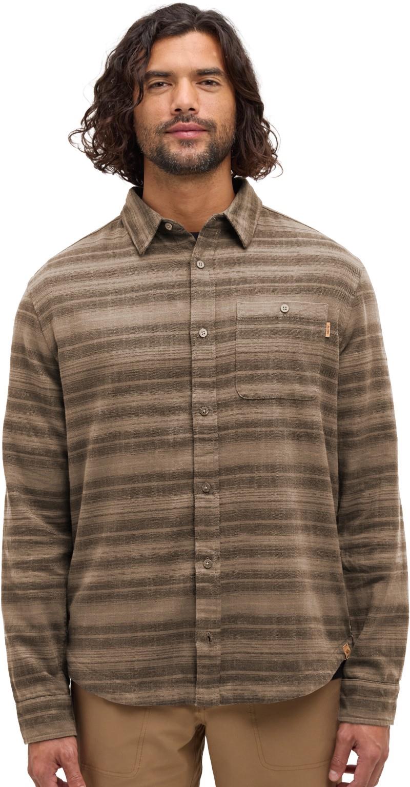 Stretch Forest Shirt - Mens - hazelnut / canyon stripe 1