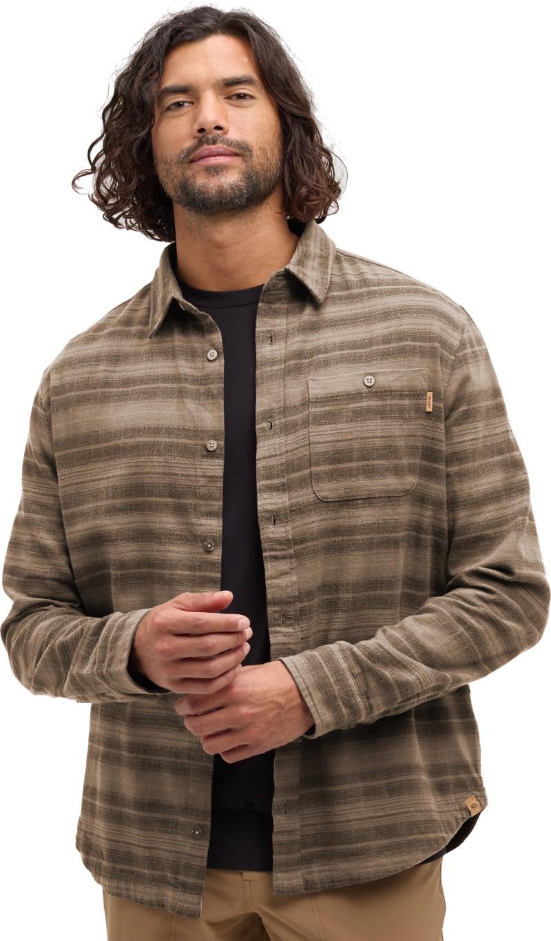 Stretch Forest Shirt - Mens - hazelnut / canyon stripe 1