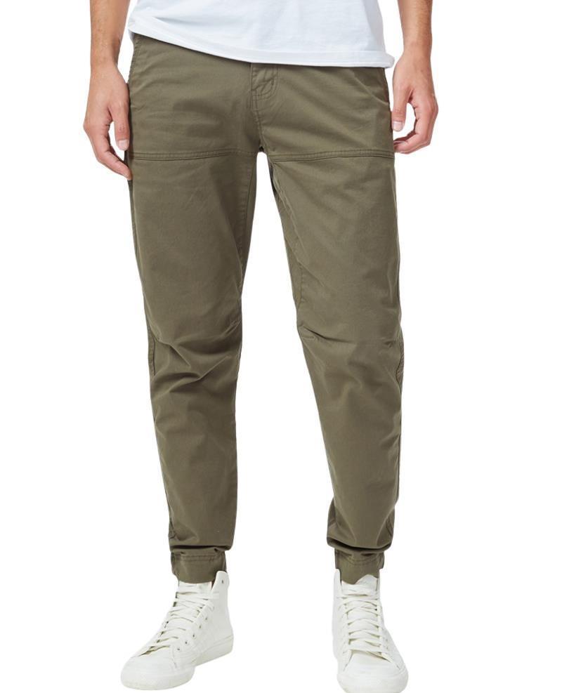 Stretch Twill Everyday Joggers - Mens - Olive Night Green 2