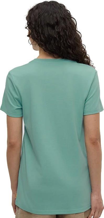 Summer Flora T-Shirt - Womens - turquoise sky / vintage white 1