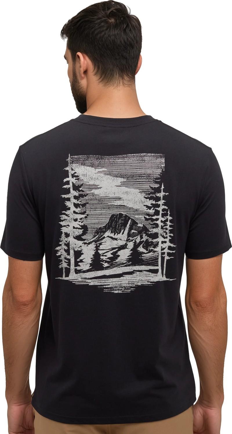 Summit Sight T-Shirt - Mens - meteorite black / white oak 1