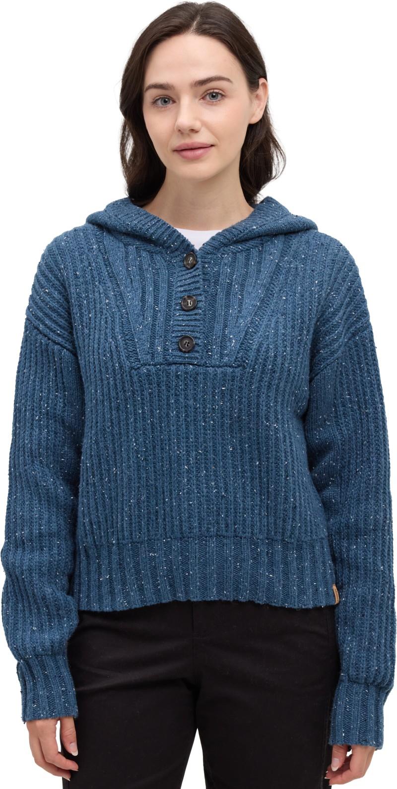Temple Fleck Sweater - Womens - blue horizon fleck 1