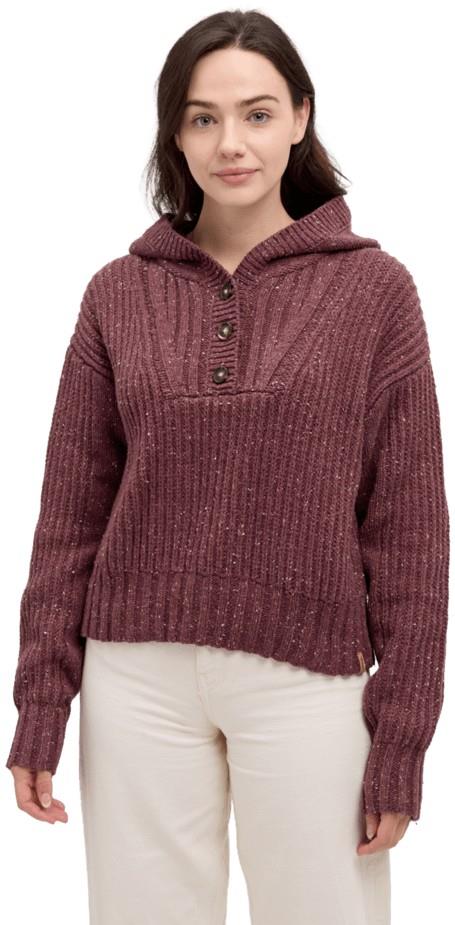 Temple Fleck Sweater - Womens - mauve stone fleck 1
