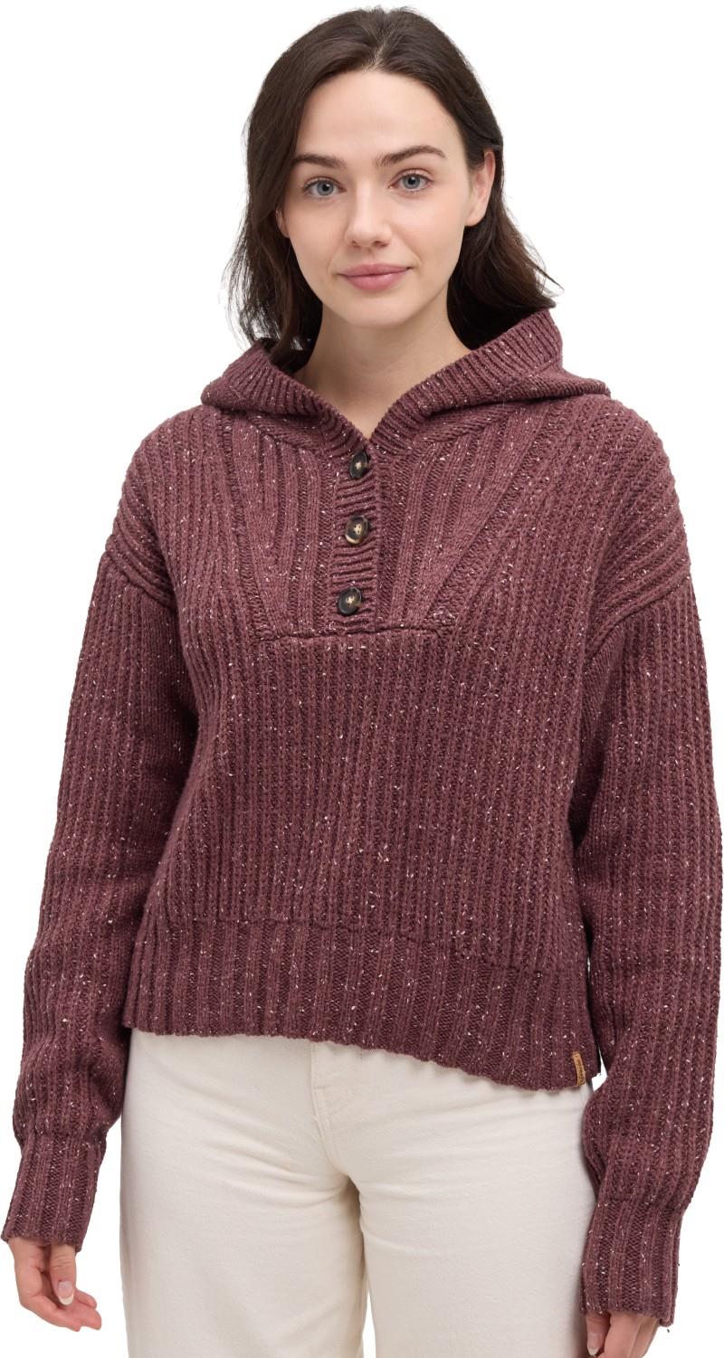 Temple Fleck Sweater - Womens - mauve stone fleck 1
