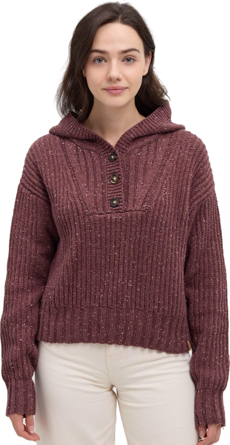 Temple Fleck Sweater - Womens - mauve stone fleck 1