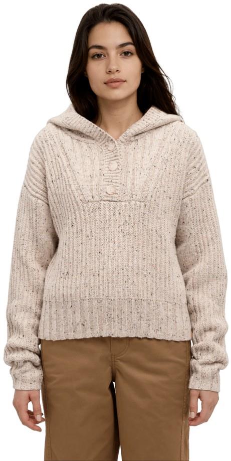 Temple Fleck Sweater - Womens - pale oak heather fleck 1