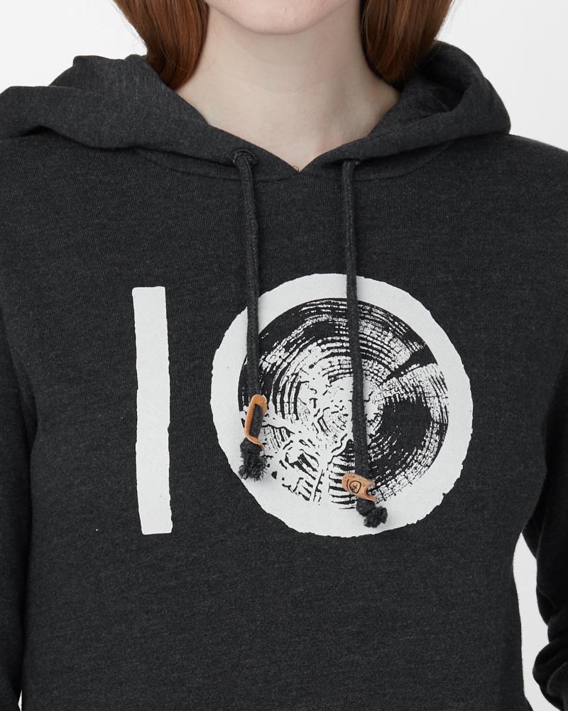 Ten Classic Hoodie - Womens - meteorite black heather 1