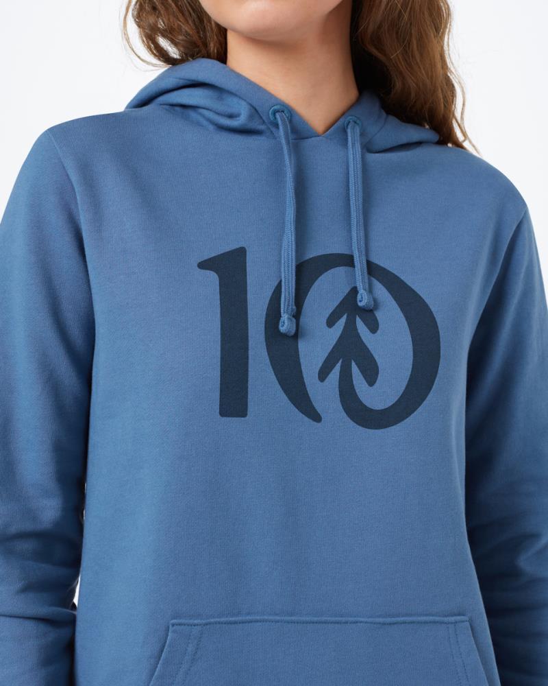 Ten Classic Hoodie - Womens - spruce blue 1