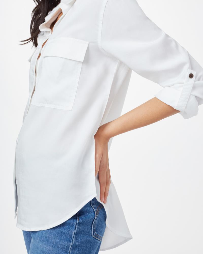 Tencel Everyday Blouse - white 1