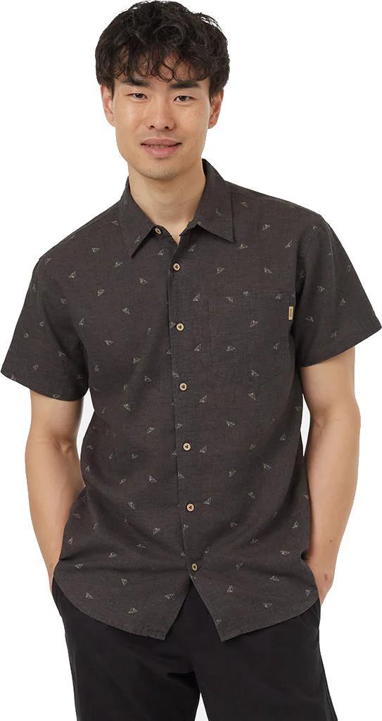 Tent Mancos AOP Shirt - Mens - Graphite / Surf Spray 1