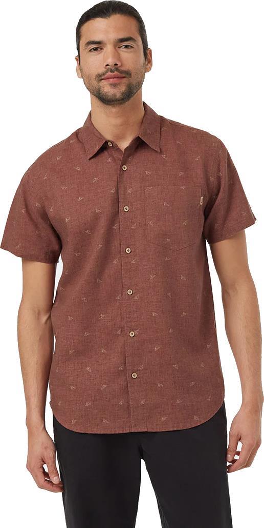 Tent Mancos AOP Shirt - Mens - Mesa Red / Latte 1