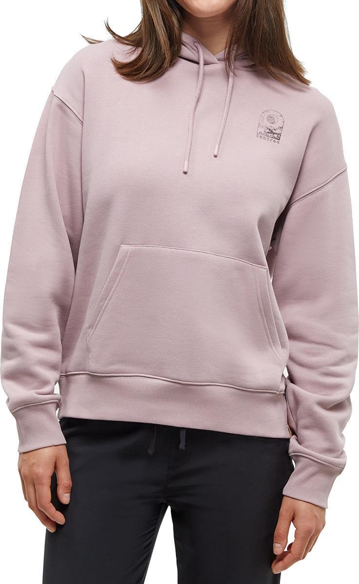 Tentree Clifftop Hoodie - Womens - vintage mauve / meteorite black 1