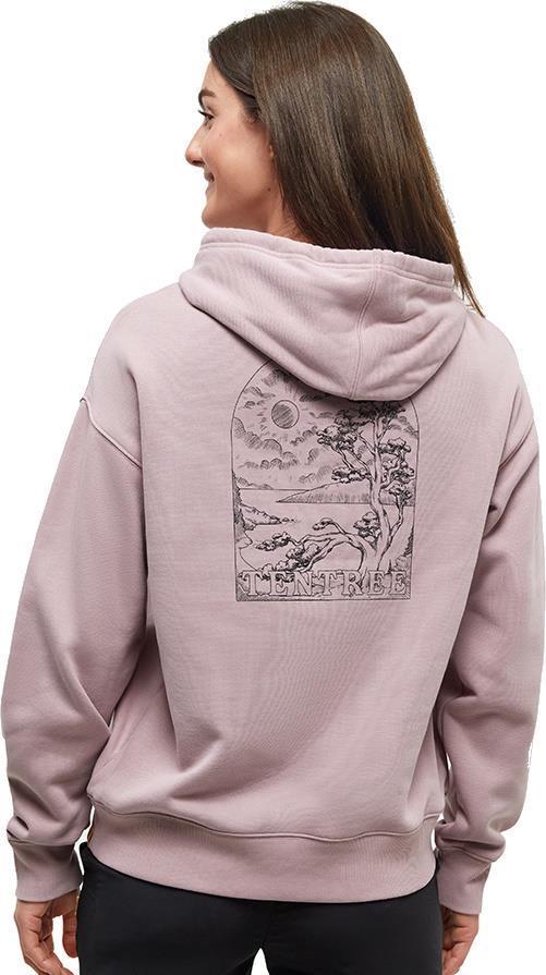 Tentree Clifftop Hoodie - Womens - vintage mauve / meteorite black 1
