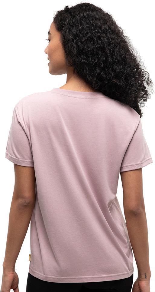 Tentree Clifftop T-Shirt - Womens - vintage mauve / meteorite black 1