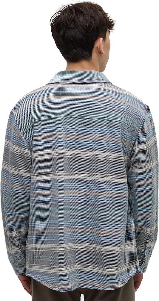 Thompson Shacket - Mens - graphite multi stripe 1