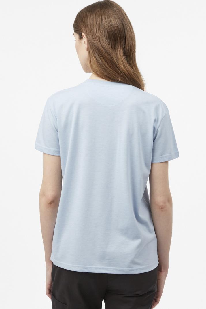 To The Mountains T-Shirt - Womens - blue fog heather 1