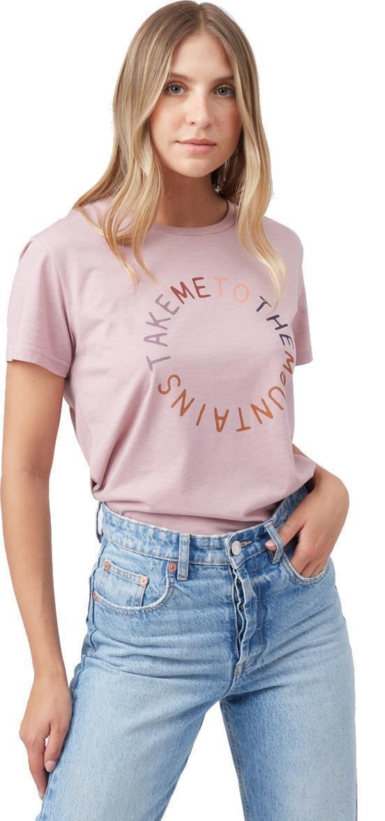 To The Mountains T-Shirt - Womens - orchid pink heather 1
