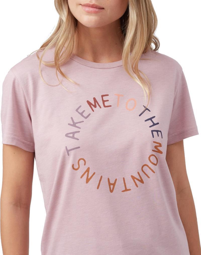To The Mountains T-Shirt - Womens - orchid pink heather 1