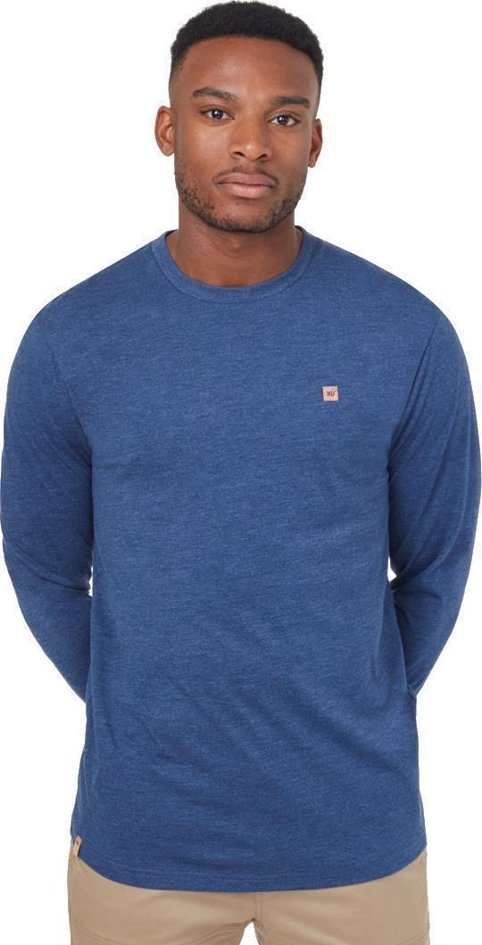 TreeBlend Classic LS - Mens - dark ocean blue heather 1