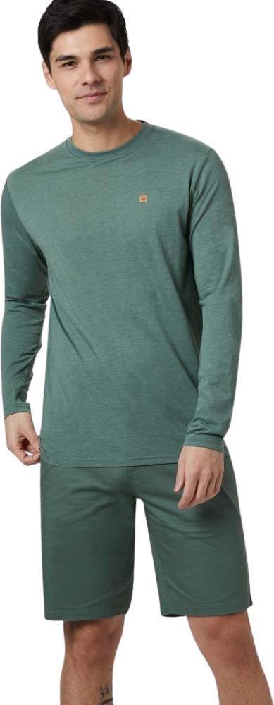 TreeBlend Classic LS - Mens - forest green heather 1