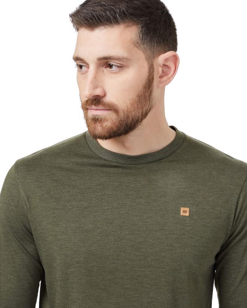 TreeBlend Classic LS - Mens - olive night green heather 1