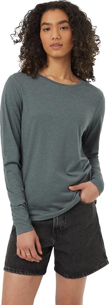 TreeBlend LS T-Shirt - Womens - Light Urban Green Heather 1