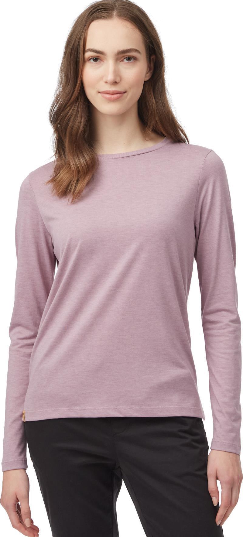 TreeBlend LS T-Shirt - Womens - Lilac Chalk Heather 1