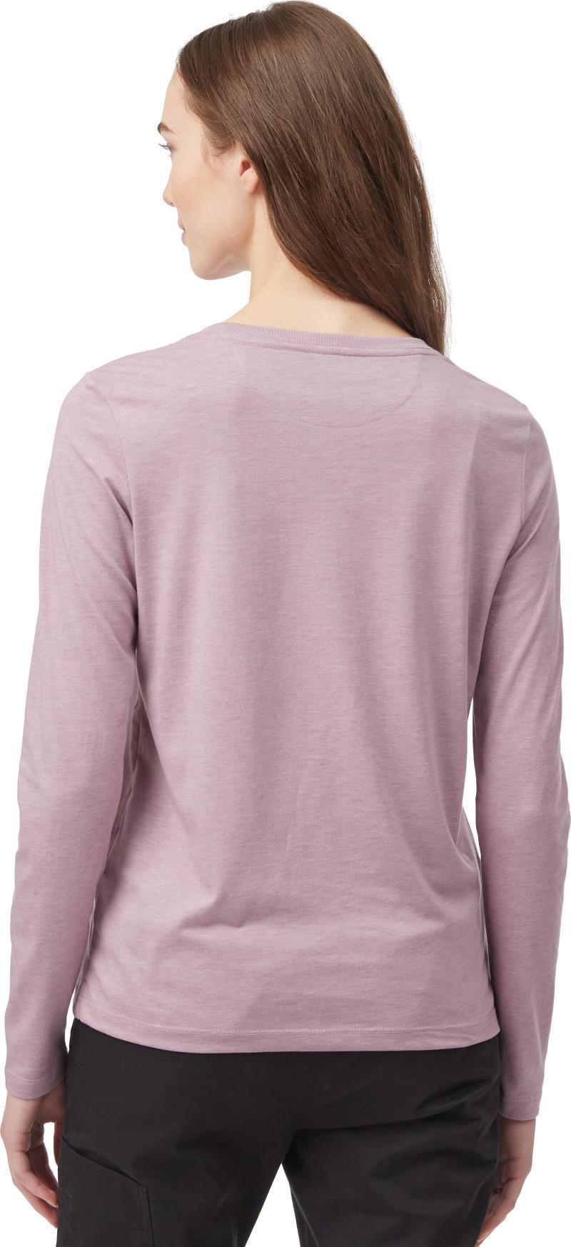 TreeBlend LS T-Shirt - Womens - Lilac Chalk Heather 2