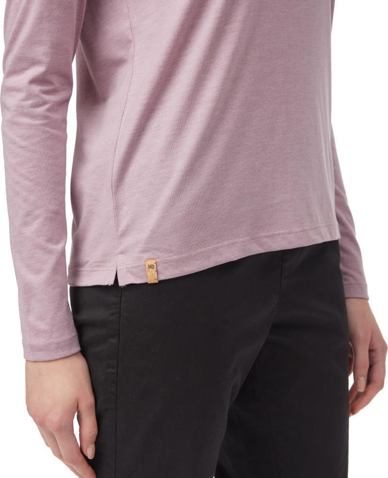 TreeBlend LS T-Shirt - Womens - Lilac Chalk Heather 4