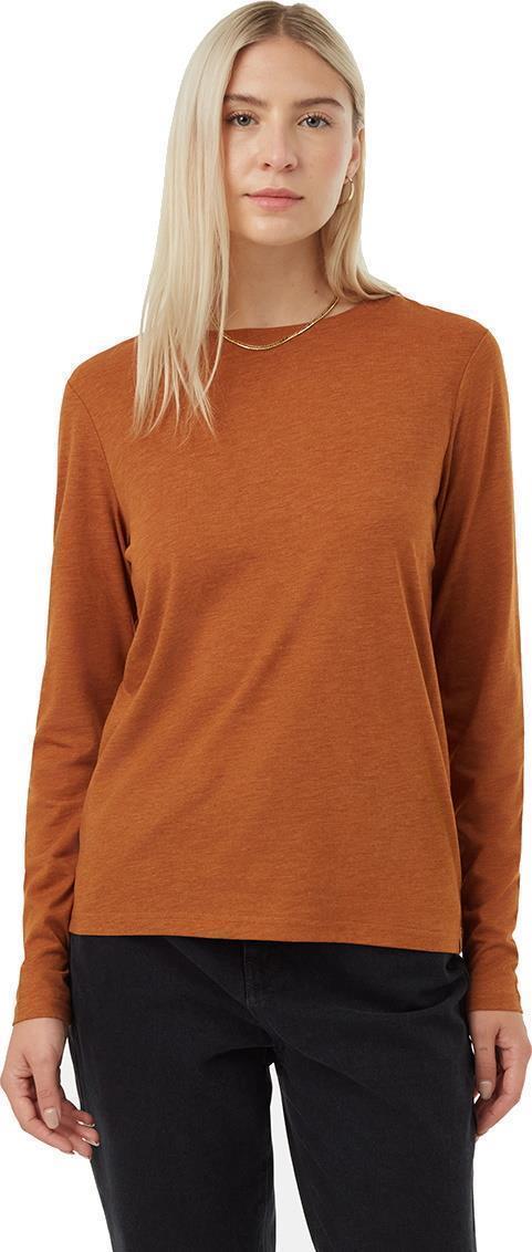 TreeBlend LS T-Shirt - Womens - Toffee Heather 1