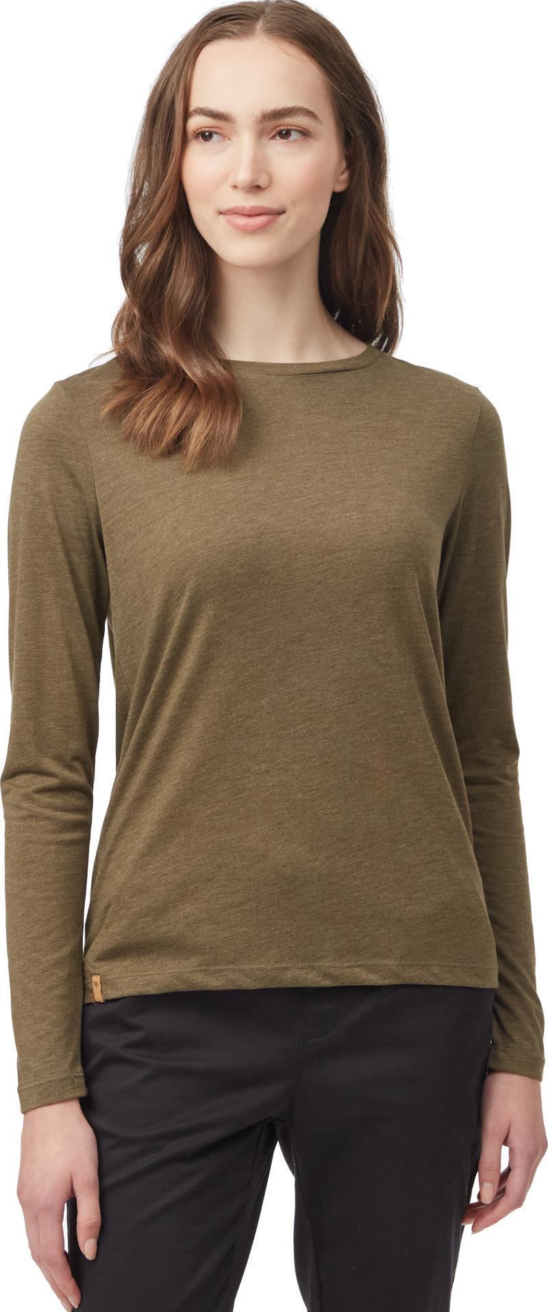 TreeBlend LS T-Shirt - Womens - Uniform Green Heather 1