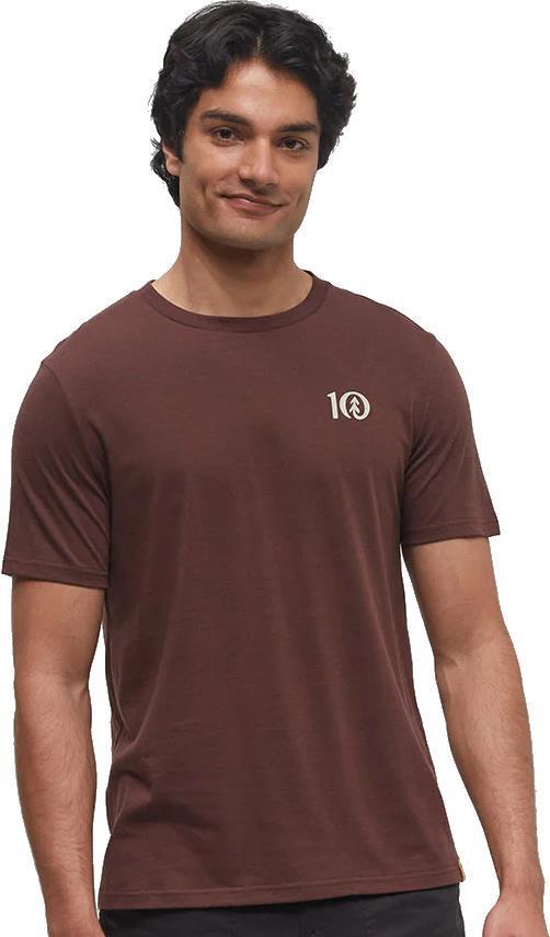 TreeBlend Logo T-Shirt - Mens - deep mahogany / pale oak 1