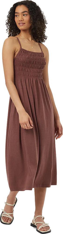 TreeBlend Sleeveless Smocked Dress - Mesa Red 1