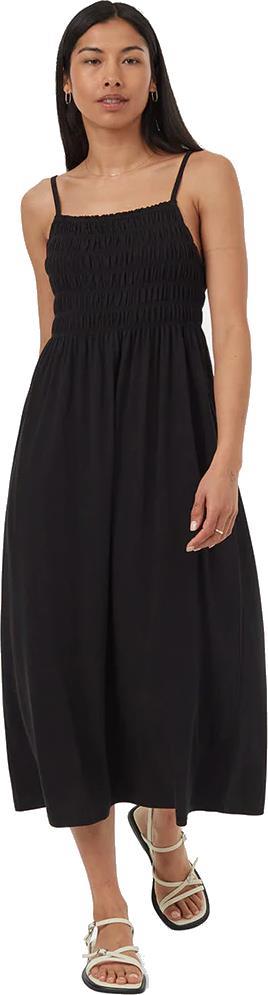TreeBlend Sleeveless Smocked Dress - Meteorite Black 1