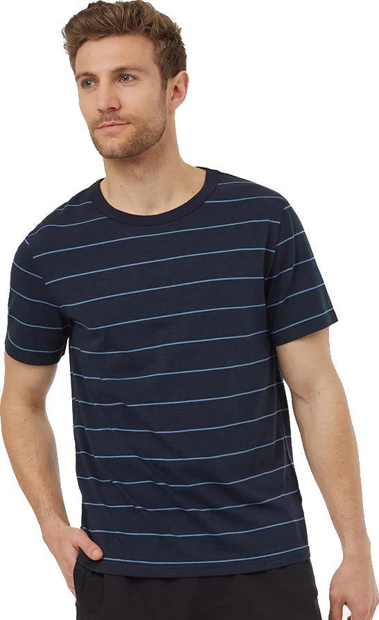TreeBlend Stripe T-Shirt - Mens - Midnight Blue / Canyon Blue 1