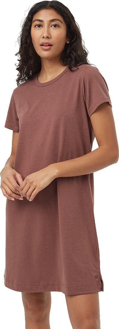 TreeBlend T-Shirt Dress - mesa red 1