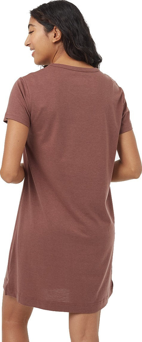 TreeBlend T-Shirt Dress - mesa red 1