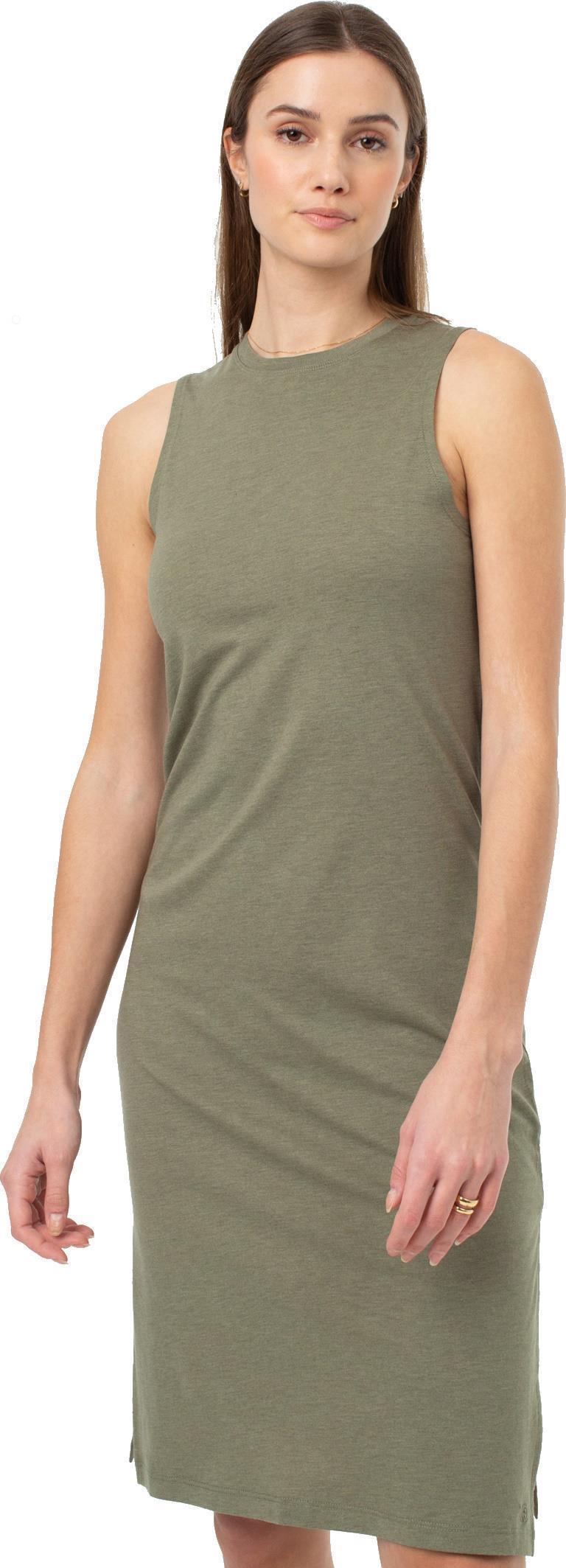 TreeBlend Tank Dress - Deep Lichen Green 1