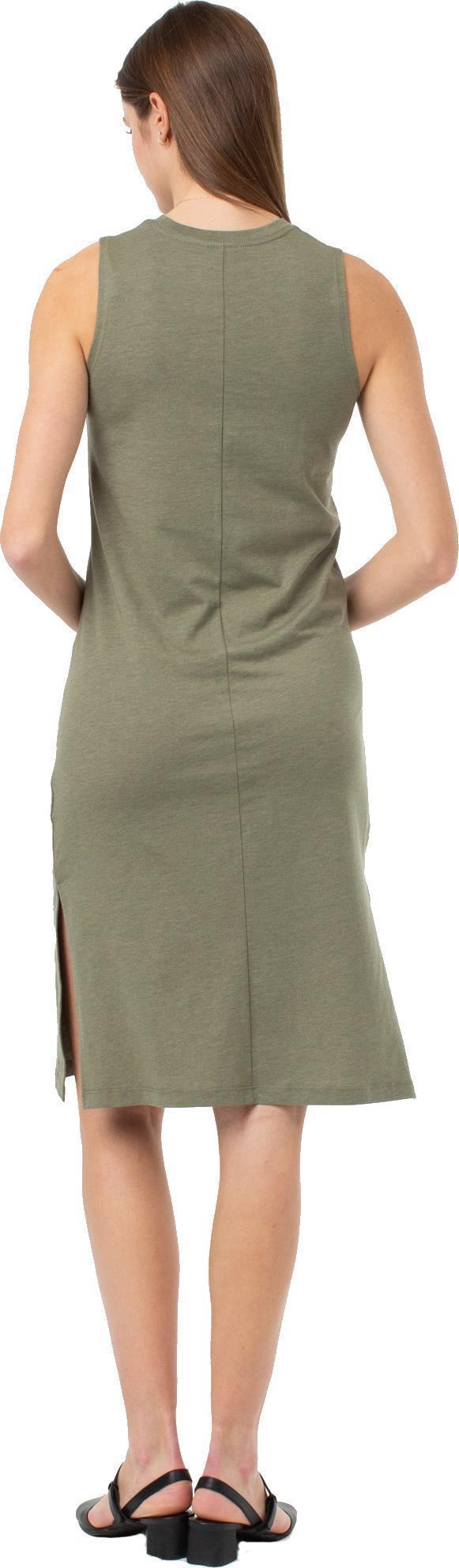 TreeBlend Tank Dress - Deep Lichen Green 2