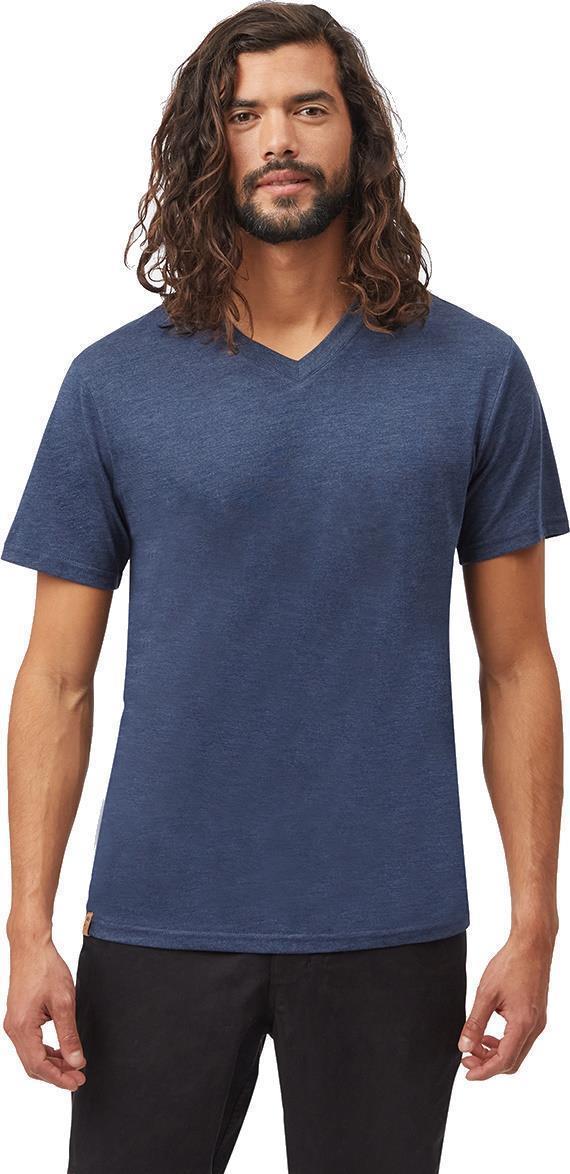 TreeBlend V-Neck T-Shirt - Mens - Dress Blue 1