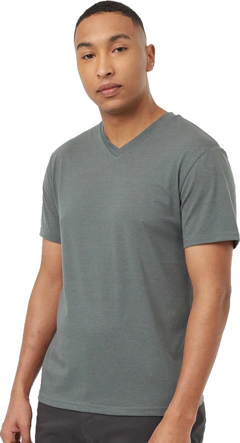 TreeBlend V-Neck T-Shirt - Mens - Light Urban Green 1