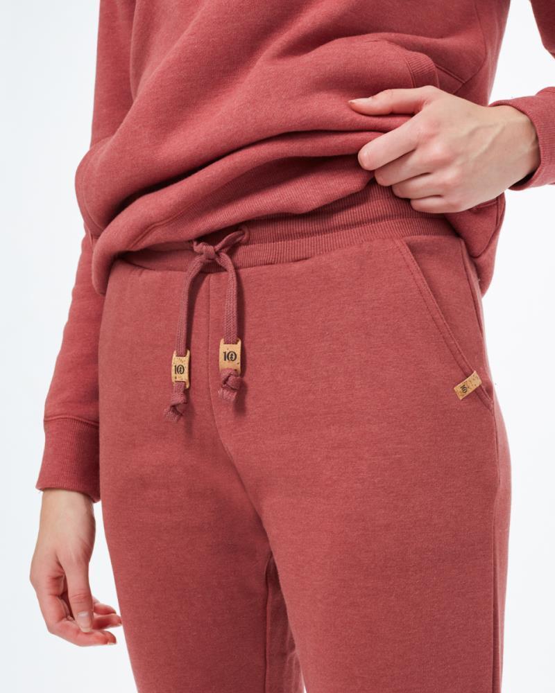TreeFleece Bamone Sweatpants - Womens - apple butter red 1
