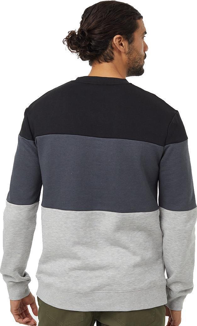 TreeFleece Blocked Classic Crew - Mens - Meteorite Black / Graphite / Hi Rise Grey Heather 2