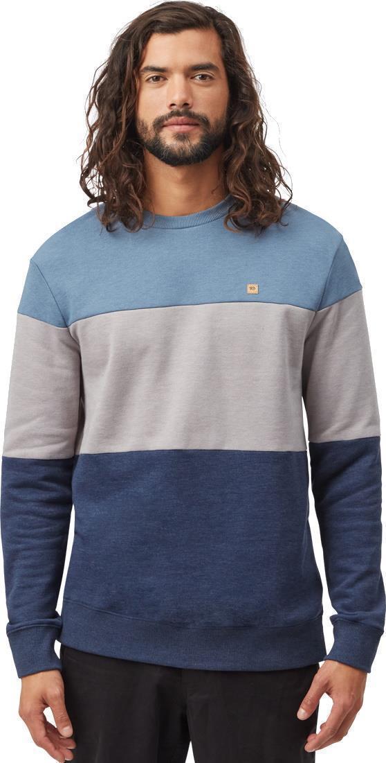 TreeFleece Blocked Classic Crew - Mens - Vintage Blue / Zinc / Dress Blue 1