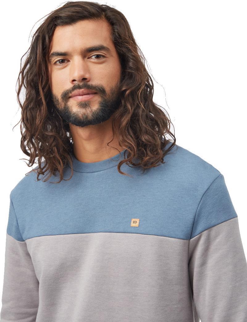 TreeFleece Blocked Classic Crew - Mens - Vintage Blue / Zinc / Dress Blue 3