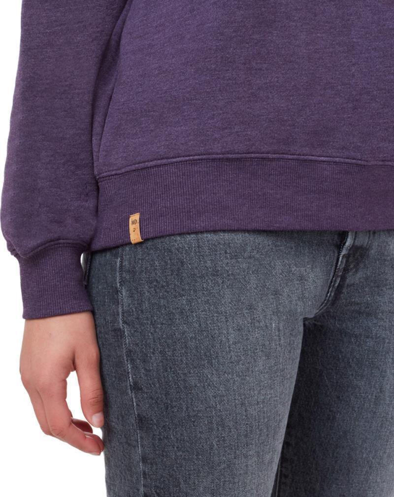 TreeFleece Crew - Womens - aubergine purple heather 1