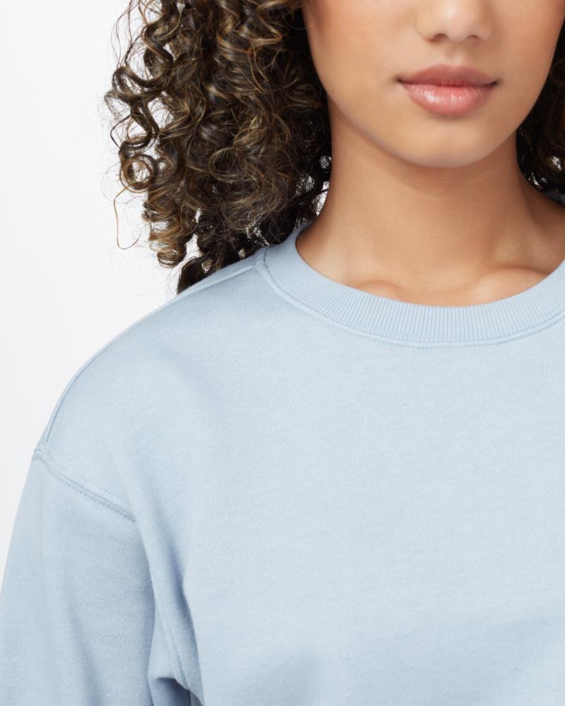 TreeFleece Crew - Womens - blue fog 1