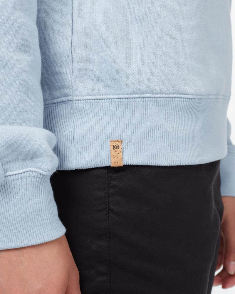 TreeFleece Crew - Womens - blue fog 1
